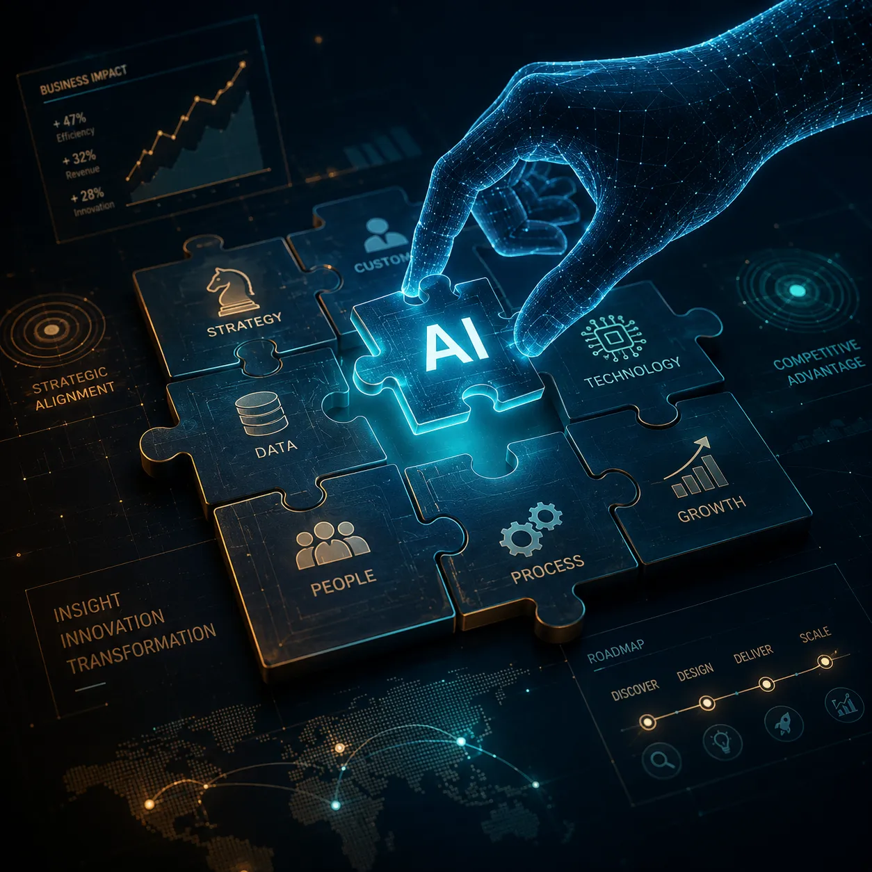 AI business integration consulting — strategic planning and roadmap development