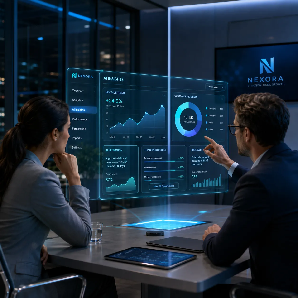 AI consulting session — strategic planning and roadmap development